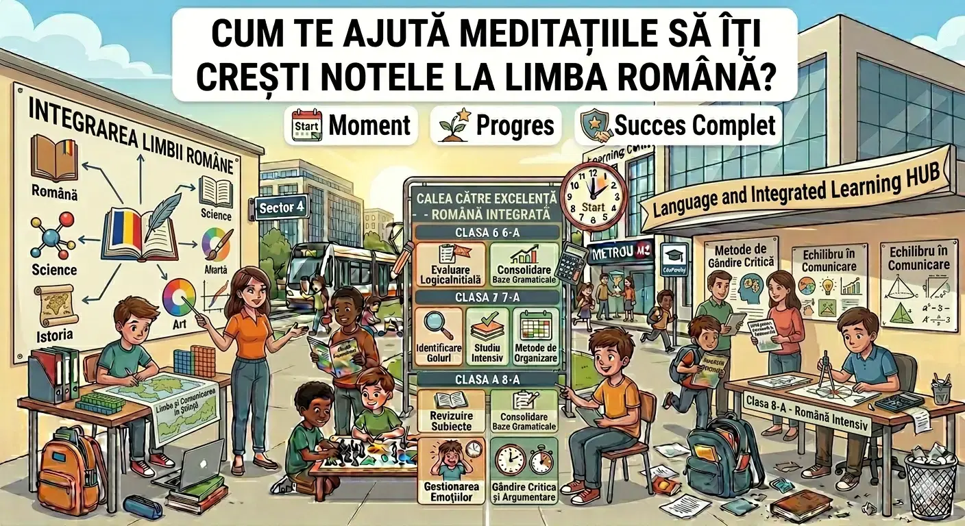 Cum te ajută meditațiile să îți crești notele la Limba Română?