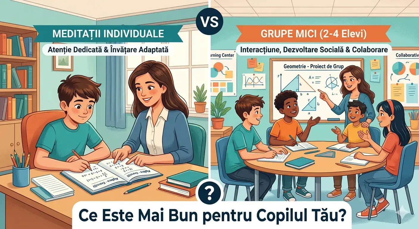 Imagine articol: Meditații Individuale vs Grupe Mici – Ce Este Mai Bun pentru Copilul Tău